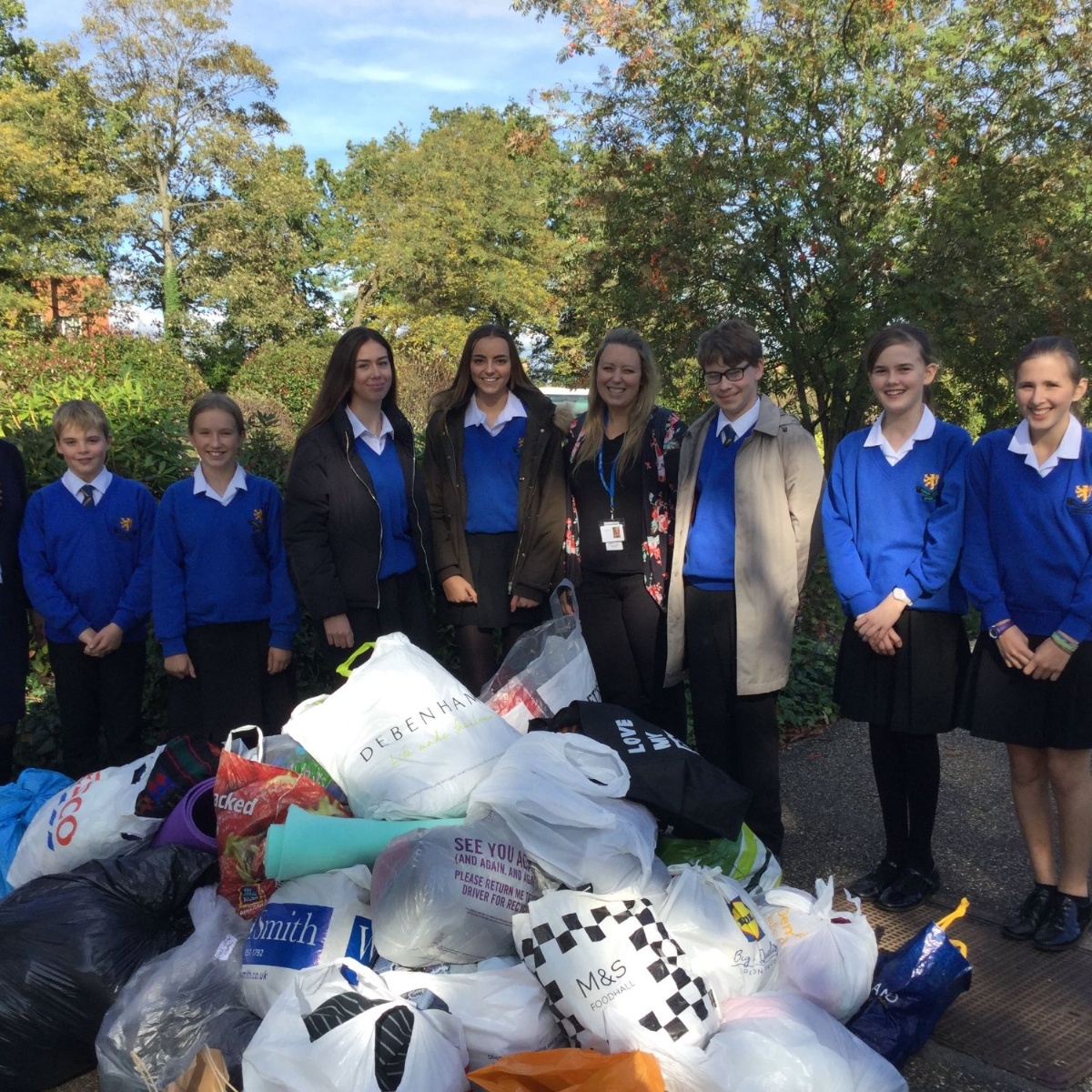 The Piggott School Homeless Donations Trip